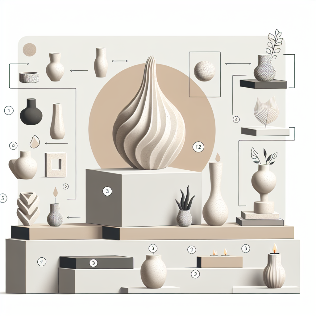 35. How to Layer Decor Around a Nordic Resin Sculpture