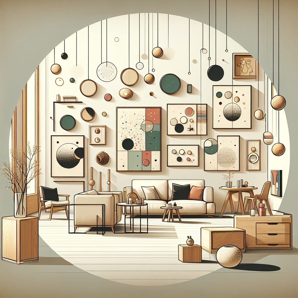 45. How to Style Resin Art in Open Space Floor Plans