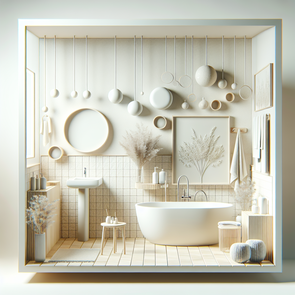 57. How Resin Art Enhances Minimalist Bathrooms