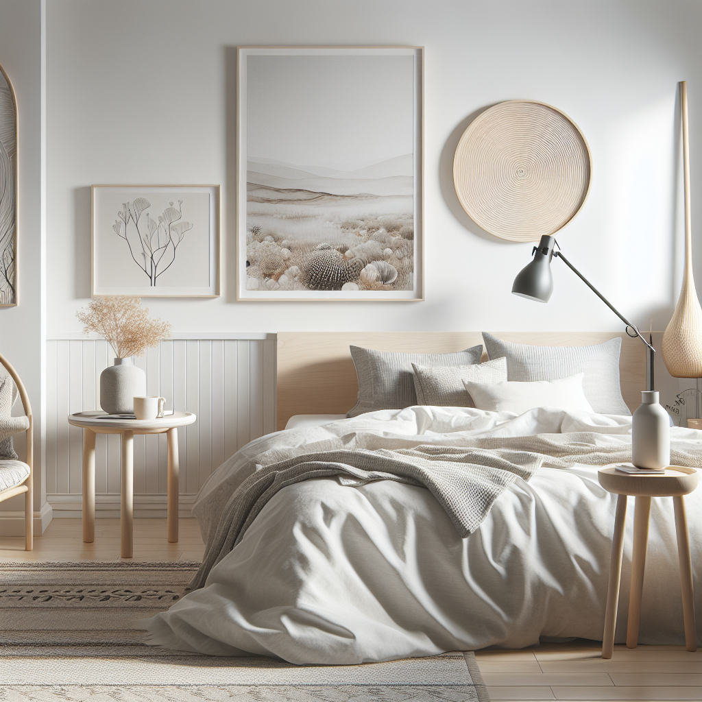 67. Resin Decor Ideas for a Scandinavian Bedroom