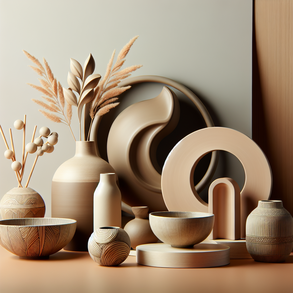 70. How to Style Resin Sculptures With Ceramic Home Accessories