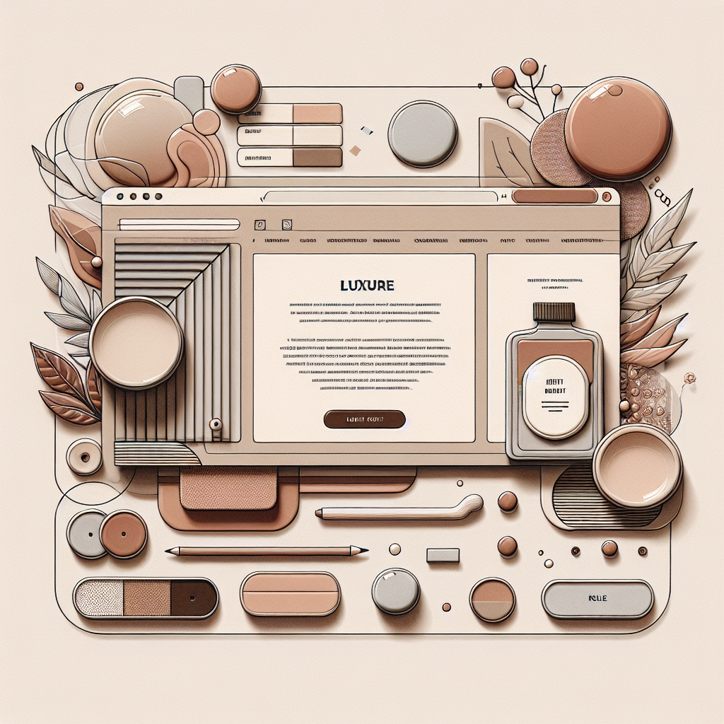 50. Creating a Luxury Aesthetic With Neutral Resin Accents