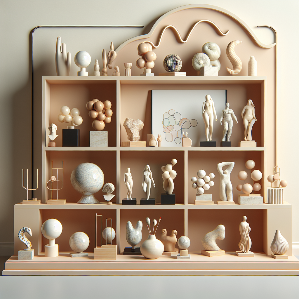 73. Resin Sculptures That Fit Perfectly in Open Shelves