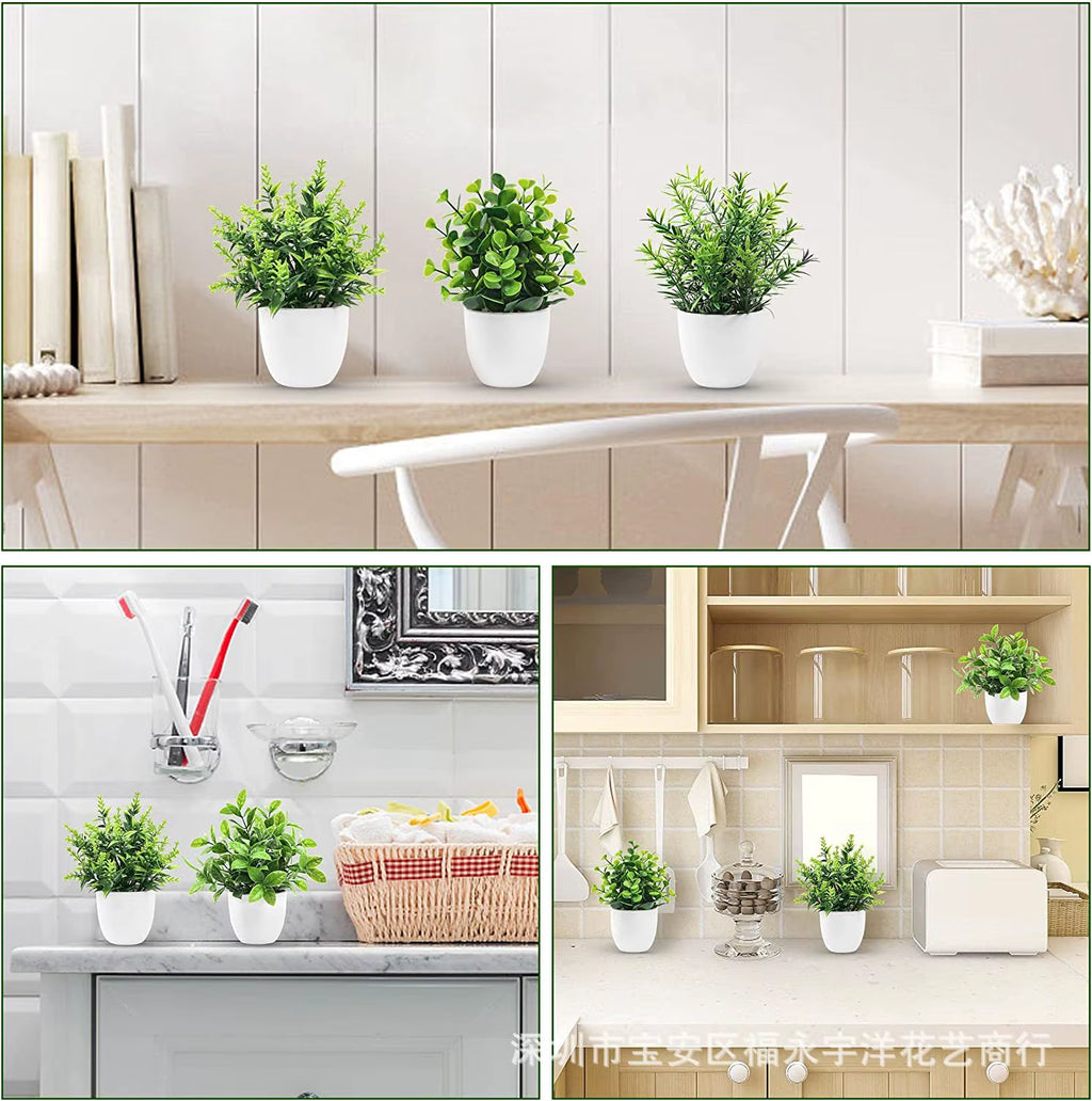 Artificial Potted Plant – Desktop & Shelf Décor for Home or Office