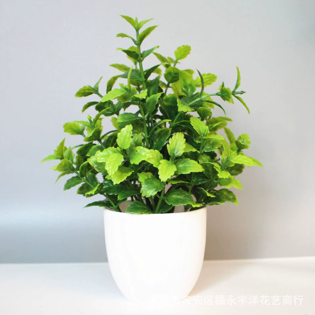 Artificial Potted Plant – Desktop & Shelf Décor for Home or Office