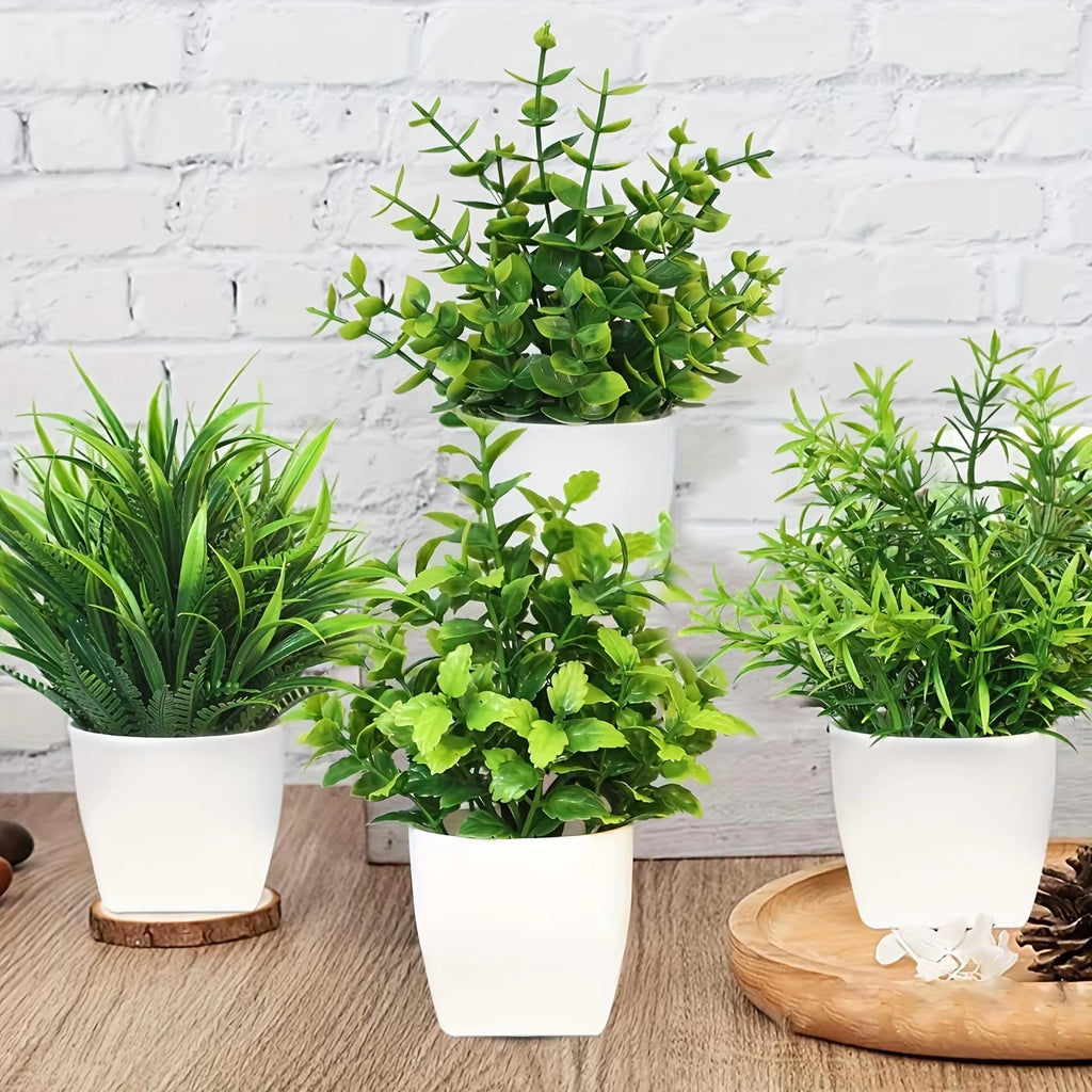 Artificial Potted Plant – Desktop & Shelf Décor for Home or Office