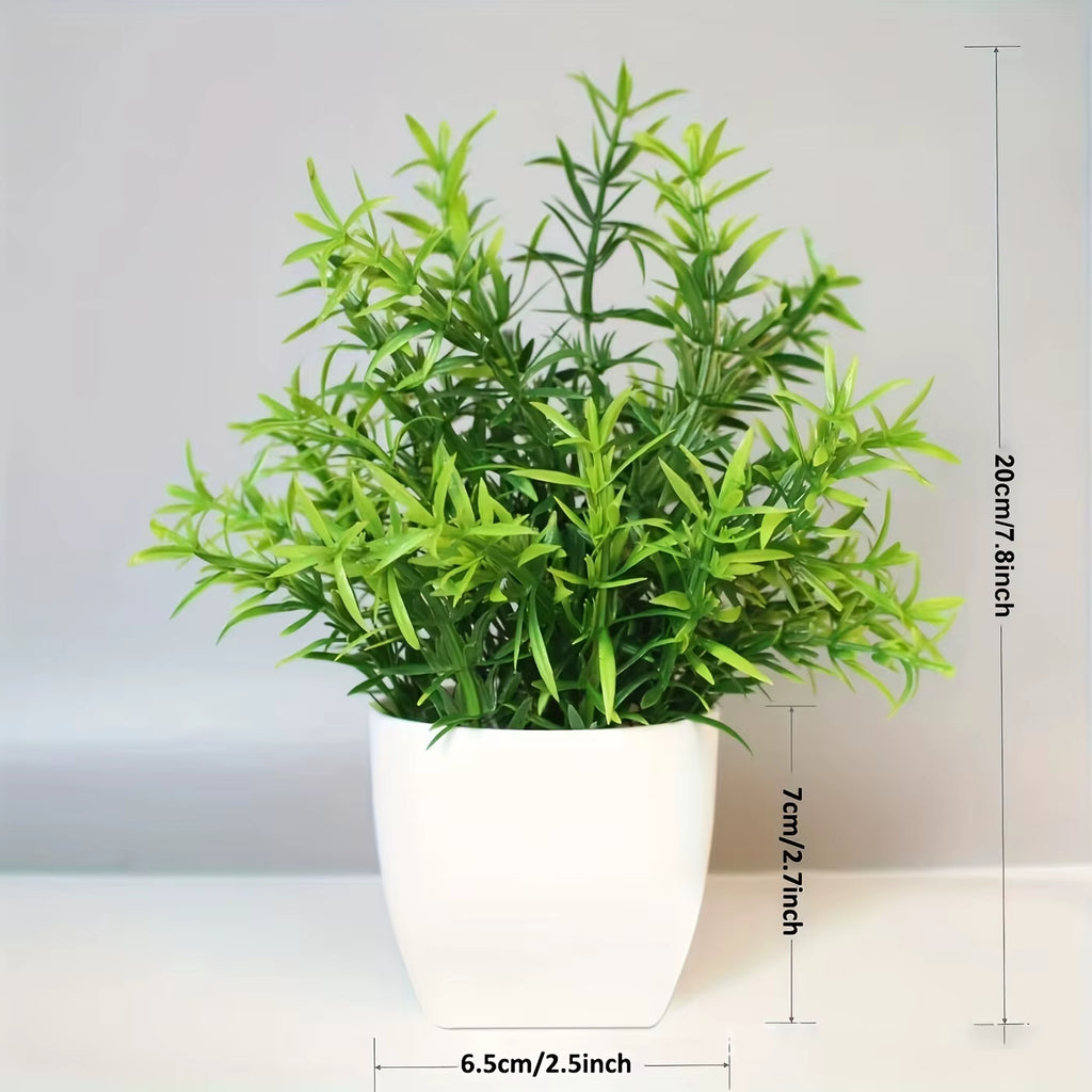 Artificial Potted Plant – Desktop & Shelf Décor for Home or Office