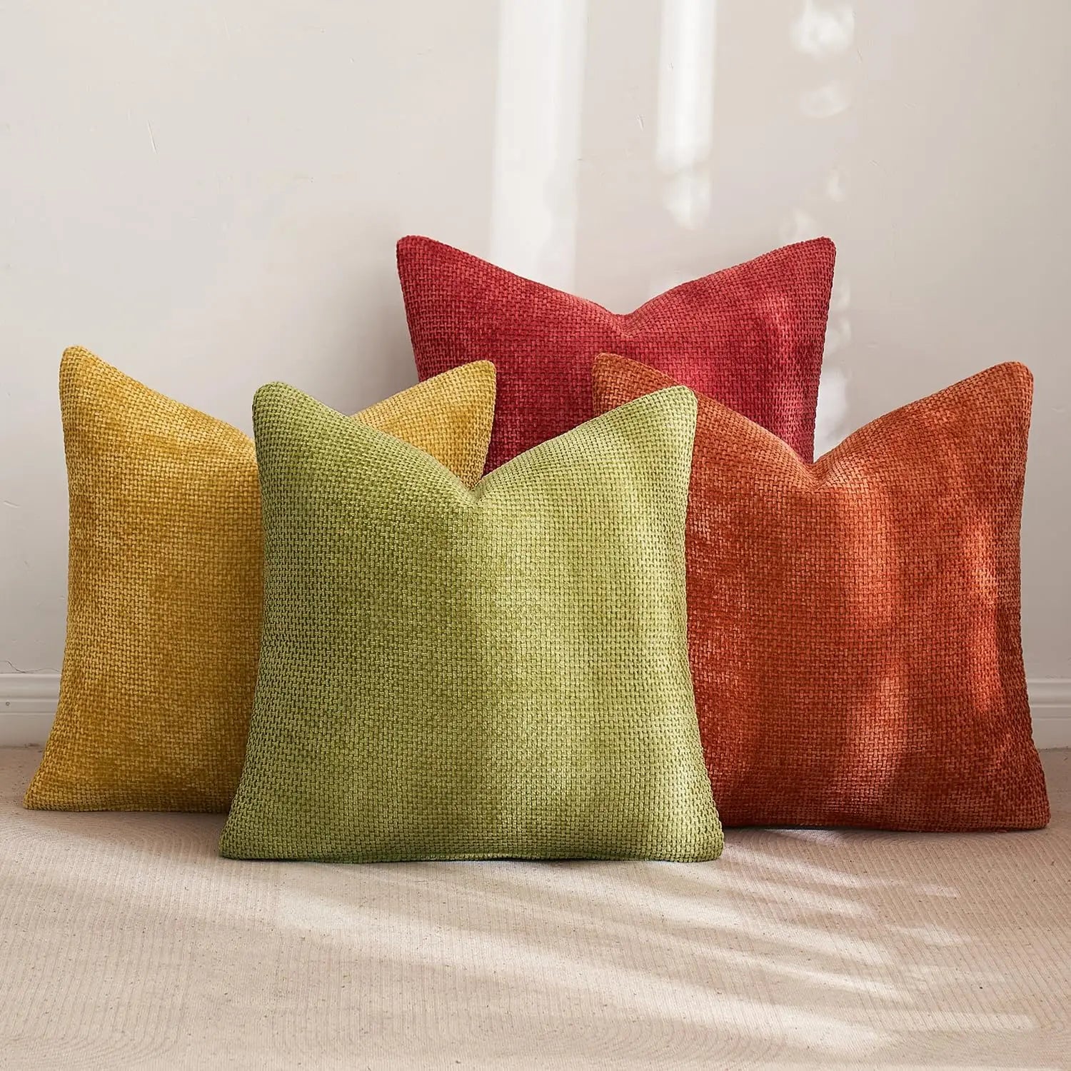 Chenille Boho Throw Pillow Covers