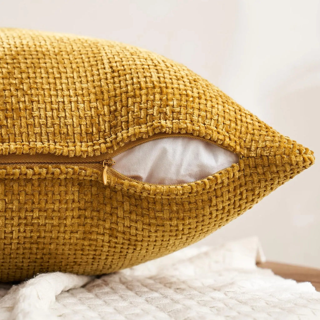 Chenille Boho Throw Pillow Covers