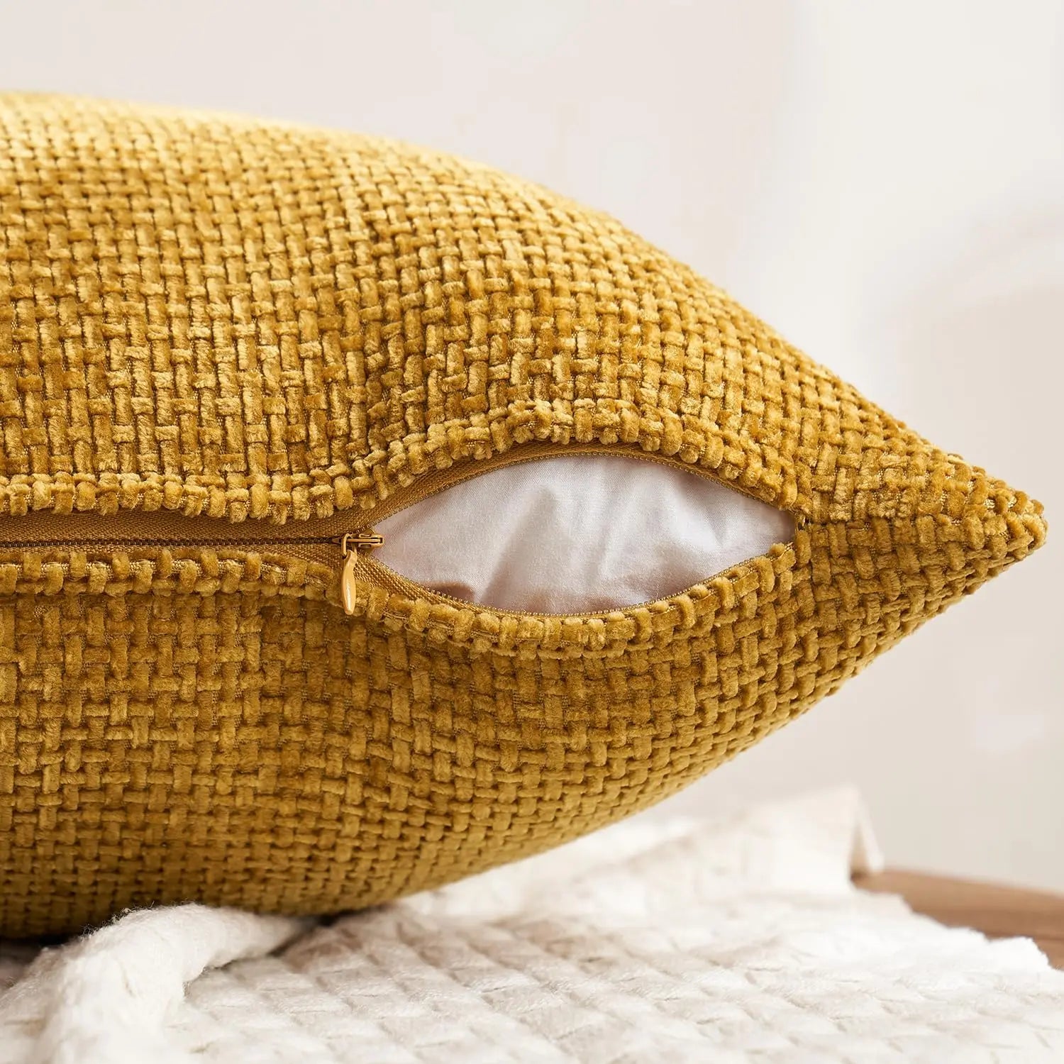 Chenille Boho Throw Pillow Covers