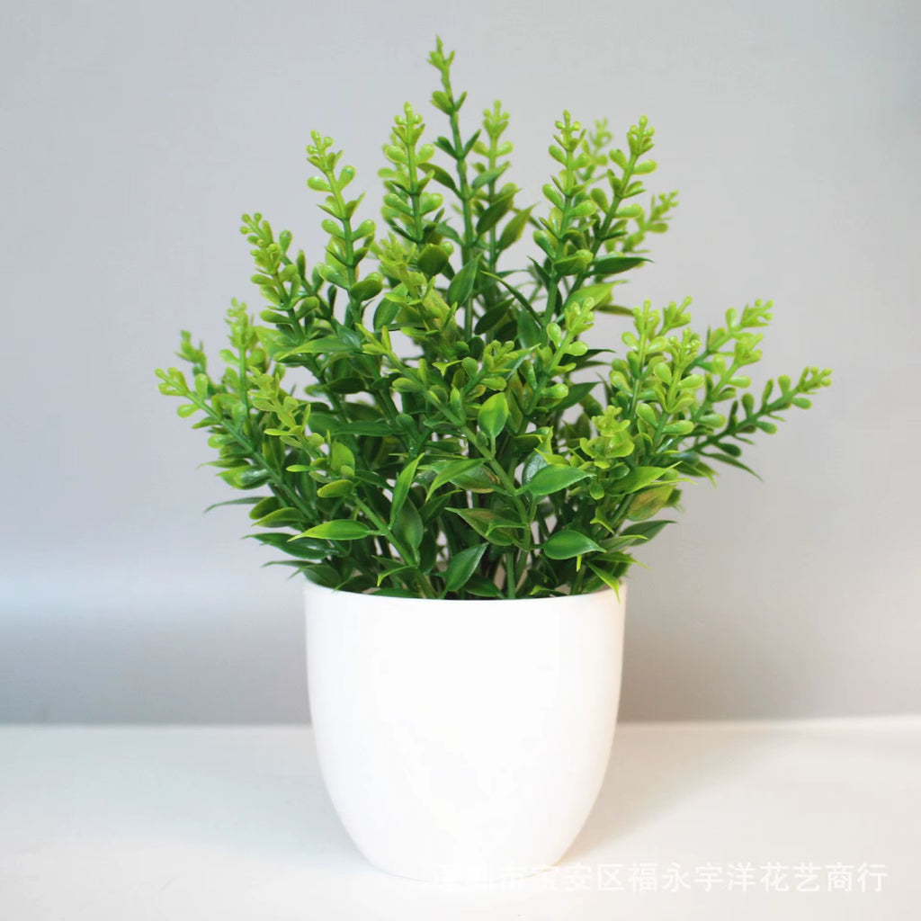 Artificial Potted Plant – Desktop & Shelf Décor for Home or Office