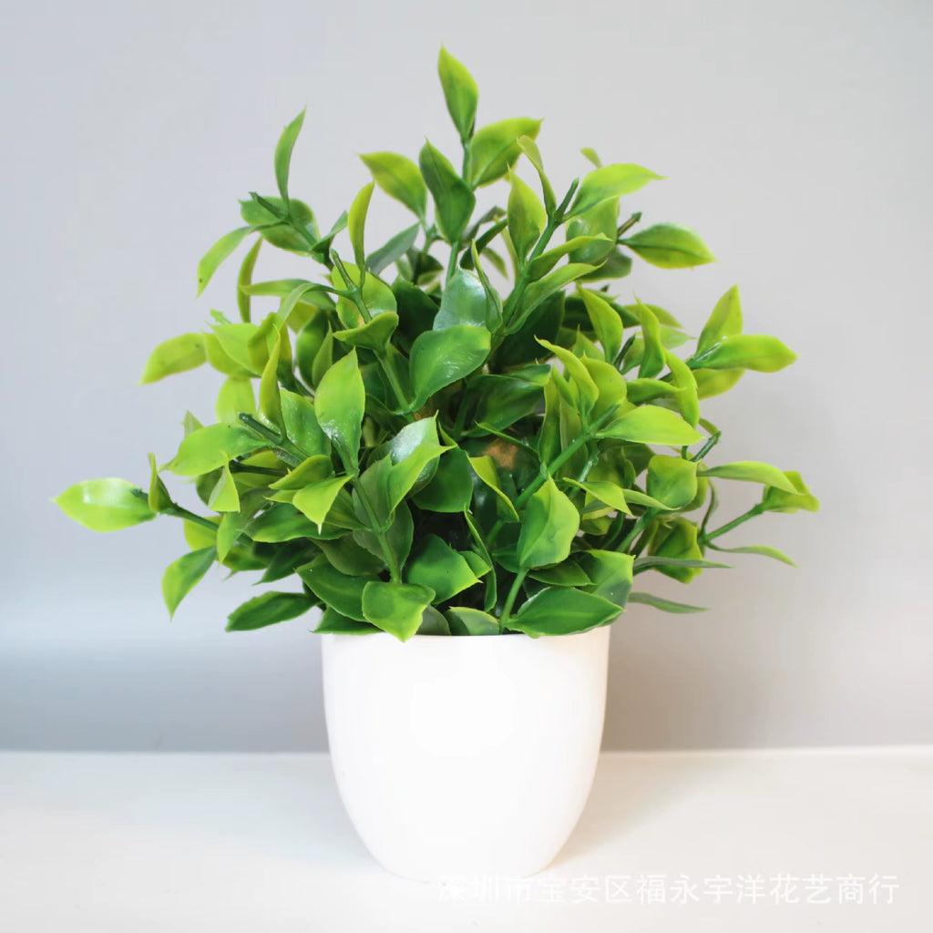 Artificial Potted Plant – Desktop & Shelf Décor for Home or Office
